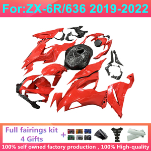 Nouveau kit de carénage de moto en plastique ABS compatible avec <span class=keywords><strong>KAWASAKI</strong></span> <span class=keywords><strong>Ninja</strong></span> ZX6R 636 ZX-6R <span class=keywords><strong>2019</strong></span> 2020 2021 2022 Carénages complets - Product Image 2