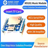 Módulo de Música MP3 Serie N910X, Fabricante OEM con Control de Puerto Serie UART, Módulo de Reproducción de Voz