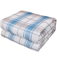 Manta Eléctrica Calefactora para Colchón, Cálida para Invierno, Tamaño Individual/Doble, Control Doble, Segura, Ahorro de Energía, Calentamiento Rápido