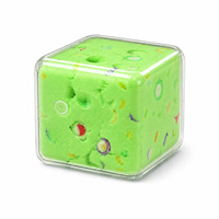 Jouet anti-stress en forme de cube multicolore de 5,5 cm, fait main, rempli, mini décorations, jouet sensoriel pour filles Sobeno