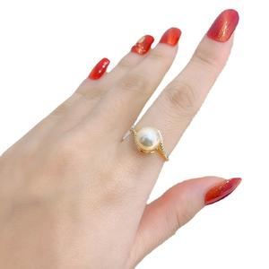 Accessoire pour bague en argent S925, perles de 9 à 11 mm, support 1955, perles de 9 à 11 mm, support de bague vide, perles en vrac, accessoire - Product Image 5