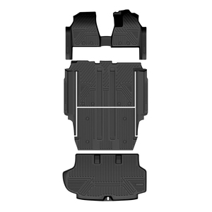 Tapis de sol de voiture imperméables toutes saisons, tapis intérieurs en TPE, tapis de coffre pour <span class=keywords><strong>TOYOTA</strong></span> VOXY NOAH 7 places 2012-2018 - Product Image 1