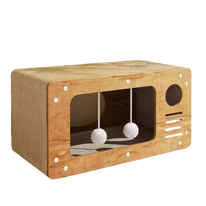 Commercio all'ingrosso su misura mobili in legno stile esterno casa del gatto Pet per gatti criceti cani conigli con motivo animale - Product Image 6