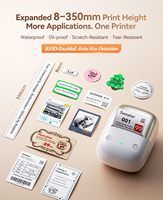Niimbot B2pro Smart Mini Portable Flower Shop Greeting Card Blessing Language Color Thermal Label Printer.