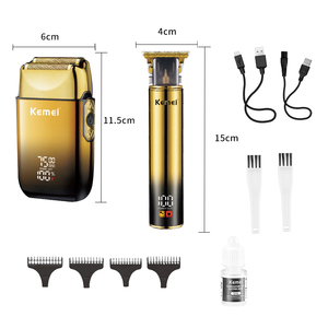 Kemei Km-2131 - Juego de Máquinas Cortapelos Profesionales para <span class=keywords><strong>Barber</strong></span>ía, Afeitadora Eléctrica Masculina, Recortadora de Pelo 2 en 1, Venta al por Mayor - Product Image 2