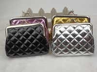 Porte-monnaie mini à boucle de 4 pouces, fourni par l'usine, sac à monnaie promotionnel, portefeuille court unisexe à fermoir, pochette à clés créative portable en PU