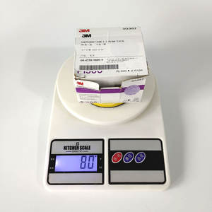 3M 30367 <span class=keywords><strong>Púrpura</strong></span> 3 Pulgadas Papel de Lija 260L Papel de Lija Seco P1500 Papel de Lija con Respaldo de <span class=keywords><strong>Película</strong></span> - Product Image 4