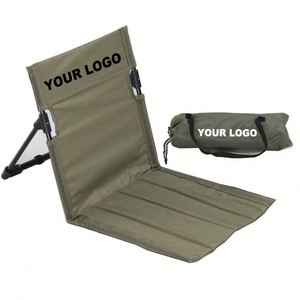 Chaise de camping et de plage légère et pliable en aluminium moderne avec dossier bas et design portable en polyester 600D - Product Image 1