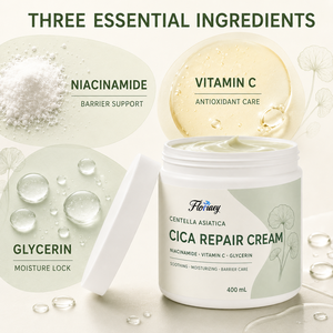 Crème réparatrice <span class=keywords><strong>Mixa</strong></span> Cica 400ml, crème ultra-douce à l'urée avec niacinamide, vitamine C, huile de marula, centella asiatica, hydratant pour le visage - Product Image 2