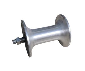 Rodillo de aluminio de guía recta de ruedas individuales <span class=keywords><strong>para</strong></span> tendido de cables subterráneos Rodillos de tracción de cables eléctricos - Product Image 3