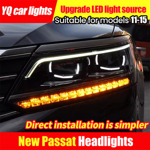 Shiyu nouveau 12V LED assemblage <span class=keywords><strong>de</strong></span> phare modifié haut <span class=keywords><strong>de</strong></span> gamme 11-18 <span class=keywords><strong>feux</strong></span> <span class=keywords><strong>de</strong></span> <span class=keywords><strong>jour</strong></span> 12 lumières au xénon 17 lumières fluides pour <span class=keywords><strong>Passat</strong></span> - Product Image 6
