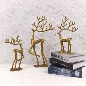 Cổ đau khổ Vàng Hươu trang trí kim loại sáng tạo máy tính để bàn bên trang trí cho nhà - Product Image 6