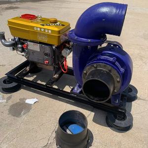 Plusieurs sources d'alimentation se connectent à une unité <span class=keywords><strong>de</strong></span> pompe à eau <span class=keywords><strong>de</strong></span> 12 pouces. Il est utilisé pour le drainage technique et l'irrigation agricole. - Product Image 4
