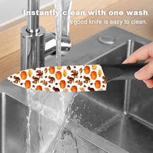 Couteau de chef en céramique fait main de haute qualité avec manche en plastique, livraison gratuite en stock, écologique et durable - Product Image 4