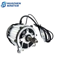 Ensemble différentiel de moteur CC sans balais 800W à rapport de vitesse personnalisé 1:11:28, adapté aux tricycles électriques à basse vitesse