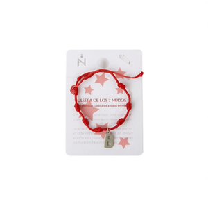 Bracciale con sette nodi in acciaio inossidabile con lettera B per protezione, fatto a mano, 12 pezzi - Product Image 2