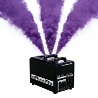 Fächerförmiger Effekt Farbiger Rauch Nebelstrahl Neue Fernbedienung DMX512 3500W Nebelmaschine mit 10-12m Sprühweite für Bühne Club Bar DJ