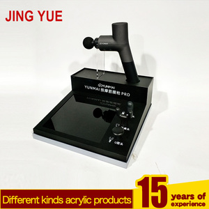 Customizable Luxury Modern Transparent Acrylic Fascia Massage Gun Rack Eco-Friendly Water Resistant Light Weight Desktop Display - Product Image 2