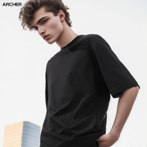 T-shirt in cotone 100% di alta qualità 180g prezzo di fabbrica Unisex <span class=keywords><strong>Logo</strong></span> personalizzato stampa modello solido per gli uomini e le donne - Product Image 2