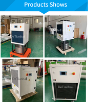 Refroidisseur d'huile industriel personnalisé DeTianhai YK-P avec moteur, haute qualité, -30°C, température ambiante, capacité de refroidissement 32400, longue durée de vie