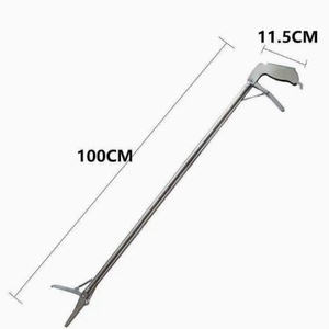 Pinza Rinforzata per la Cattura di Pesci Fangosi - Pinza Portatile per Rifiuti <span class=keywords><strong>da</strong></span> Spiaggia con Gancio Esteso - Product Image 2