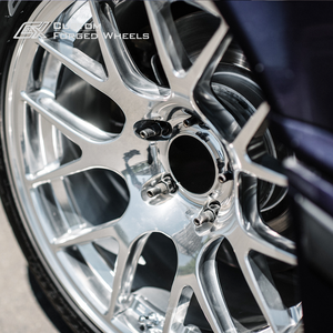 Rines Forjados <span class=keywords><strong>de</strong></span> Alto Rendimiento, Pulidos, <span class=keywords><strong>de</strong></span> 17-20 Pulgadas, Monobloque, Multirradio, Estructura <span class=keywords><strong>de</strong></span> <span class=keywords><strong>Carreras</strong></span>, 5x112 5x114.3 para BMW Chevrolet Corvette C6 - Product Image 3