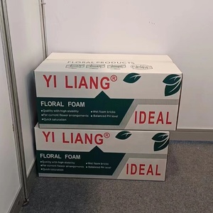 Yiliang Bọt Sanding Khối Tươi Màu Xanh Lá Cây Bọt Hoa Bọt 20Pcs/CTN Chi Nhánh Bùn Màu Xanh Lá Cây Hoa Tươi Mặt Hàng Trang Trí - Product Image 1