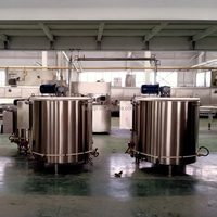 Cuve de stockage et de mélange en acier inoxydable GUSU pour chocolat et liqueurs, avec fonction de chauffage et de maintien au chaud
