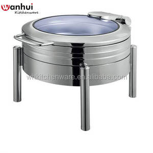 Deluxe Rectangular Induction <b>Glass</b> <b>Lid</b> Chafing <b>Dish</b> - Product Image 6