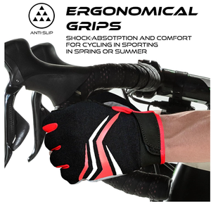 Gants <span class=keywords><strong>de</strong></span> cyclisme OEM à doigts entiers, antidérapants, absorbant les chocs, compatibles écran tactile, unisexes, respirants, séchage rapide, pour gym, <span class=keywords><strong>BMX</strong></span>/MTB, <span class=keywords><strong>course</strong></span> sur route - Product Image 6