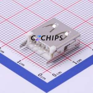 916-262A1013Y10210 USB Connector Through hole Component (THT) Connector Type-A USB 2.0 Female Through Hole - Product Image 2