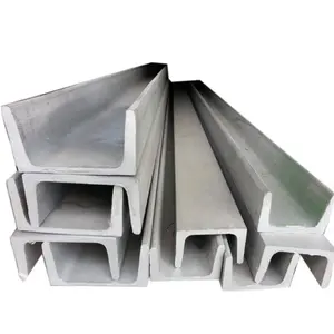 Perfil de acero formado en frío laminado en caliente Acero de canal en forma de U en forma de C galvanizado para estructural