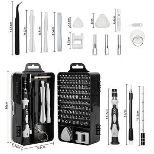 Set Obeng multifungsi, perlengkapan perbaikan komputer ponsel DIY, obeng magnetik presisi 115 dalam 1 - Product Image 3