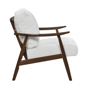 Fauteuil inclinable en tissu moderne pour le loisir - Design ergonomique et durable avec pieds en bois pour le salon et la maison - Product Image 5