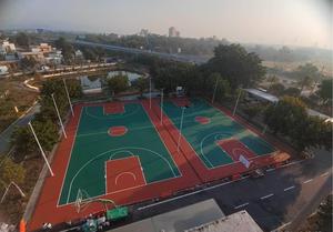 Peinture acrylique de sol de garage étanche professionnelle de couleur personnalisable INOLP pour court de tennis et de badminton - Product Image 2