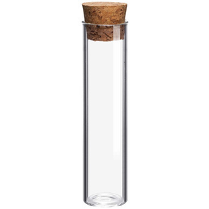 Tube à essai en verre avec <span class=keywords><strong>bouchon</strong></span> en liège naturel, personnalisable par l'usine OEM, diamètres <span class=keywords><strong>85mm</strong></span>, 115mm, 120mm - Product Image 6