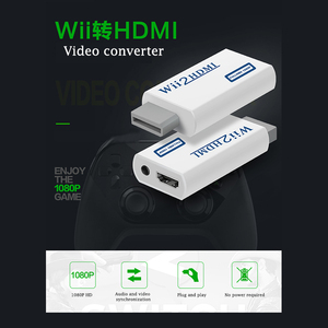 <span class=keywords><strong>Wii</strong></span> to <span class=keywords><strong>HDMI</strong></span> Converter 1080P Device <span class=keywords><strong>Wii</strong></span> <span class=keywords><strong>HDMI</strong></span> Adapter with 3.5mm Audio Jack&amp;<span class=keywords><strong>HDMI</strong></span> Output Compatible with <span class=keywords><strong>WII</strong></span> U HDTV - Product Image 6
