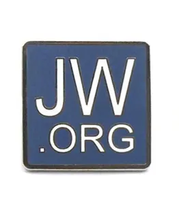 Insignia de metal chapada en plata, barata, oferta, esmalte suave jw. Org pin de solapa