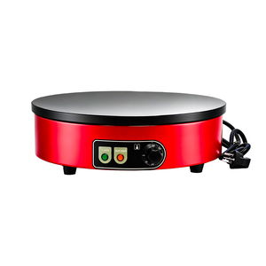 Crêpière Électrique Commerciale 3000W en Acier Inoxydable 40cm 220-240V Antiadhésive pour Boulangerie, Café et Snack-bar - Product Image 1