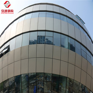 大型ゲージプレハブドーム鋼ガラス屋根建物 - Product Image 4