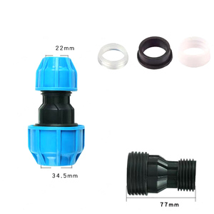 Alahot OEM/ODM áp lực cao PE ống nhanh chóng kết nối phụ kiện <span class=keywords><strong>1</strong></span>/<span class=keywords><strong>2</strong></span> "để 3/4" giảm Coupler - Product Image 4