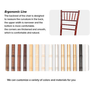 Çin toptan satış doğal ahşap renk yetişkin olay düğün Chiavari <span class=keywords><strong>Tiffany</strong></span> sandalyeler antika düğün için - Product Image 5