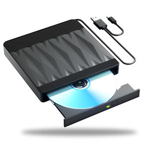 Lecteur Blu-ray externe, lecteur Blu-ray/DVD externe pour PC, <span class=keywords><strong>graveur</strong></span> Blu-ray externe avec câble d'extension USB 3.0 Type-C - Product Image 1