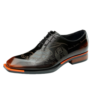 Zapatos Oxford de Cuero de Diseño de Lujo para Hombre, Pulidos, de Alta Calidad, Formales, de Negocios, Británicos, con Grabado, Zapatos de Vestir para Hombre - Product Image 6