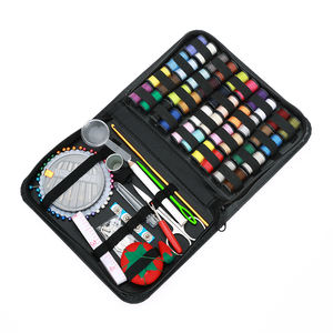 ポータブルミニキッズソーイングキットDIY初心者とホテルトラベルニードルオーガナイザー子供と大人のための卸売ソーイングツールボックス - Product Image 5