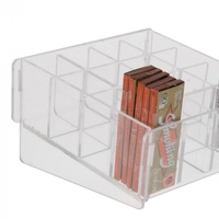 Étagère à cigarettes murale en acrylique durable, support d'affichage pour paquets de tabac coupés