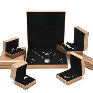 Groothandel Fabrikant Verpakking Opbergdozen Voor Kettingen Ring Oorbellen Armbanden En Parel Schat Flip Sieraden Geschenkdozen