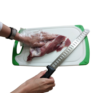 <span class=keywords><strong>Cuchillo</strong></span> para jamón de acero inoxidable ultra afilado de 12 pulgadas, diseño ergonómico, el <span class=keywords><strong>mejor</strong></span> para rebanar asados, carnes - Product Image 6