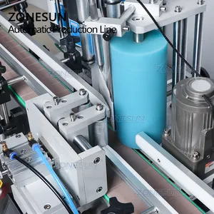 Liquid Vials Capping Machine ZONESUN Automatic Essential Oil Eye Drop Liquid Vial Small Spray Bottle Filling Capping Labeling Machine Line With Bottle Sorter