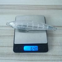 Non peint ABS crayon leurre blanc plomb intérieur naufrage StickBaits pour la pêche en bateau océanique pour la pêche au bar cible espèces pêche de fond